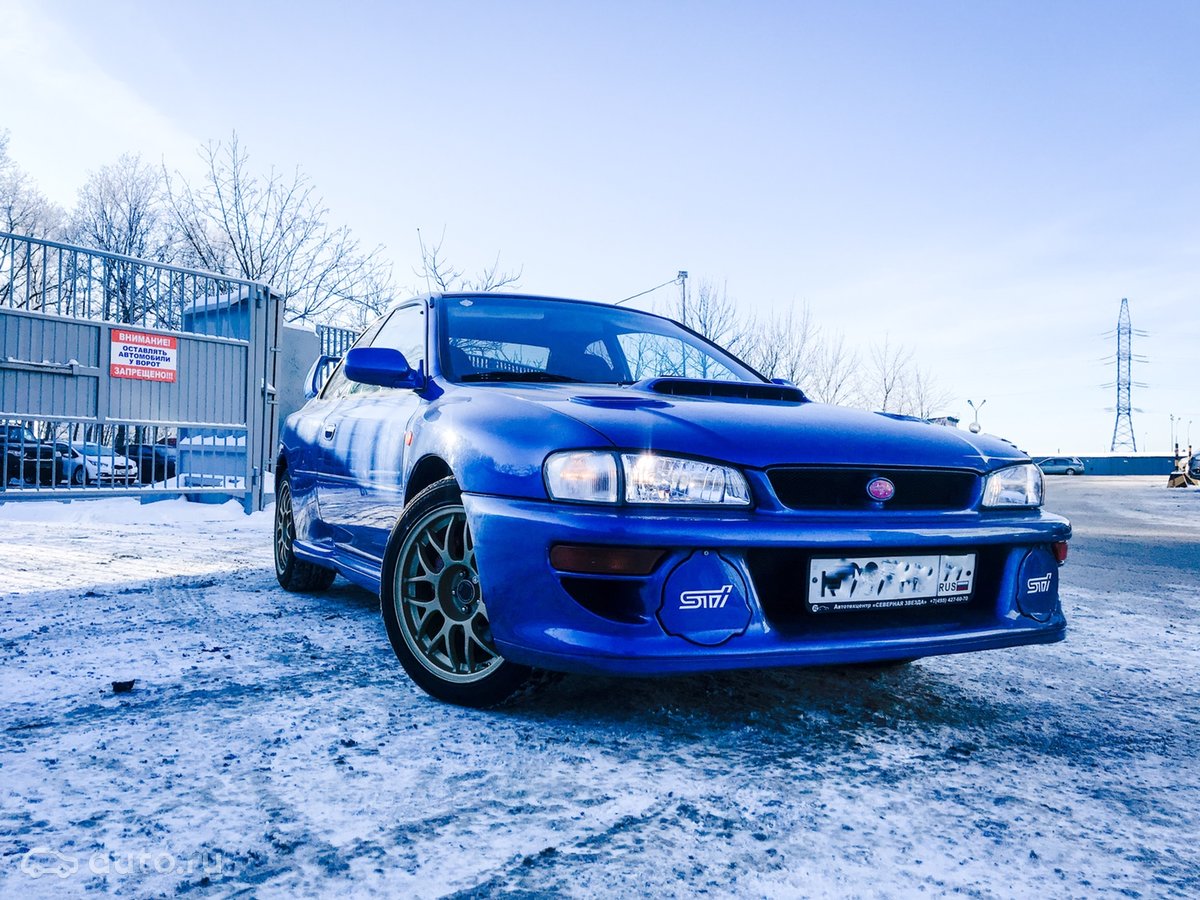 1998 Subaru Impreza WRX, I, синий, 3200000 рублей - вид 1