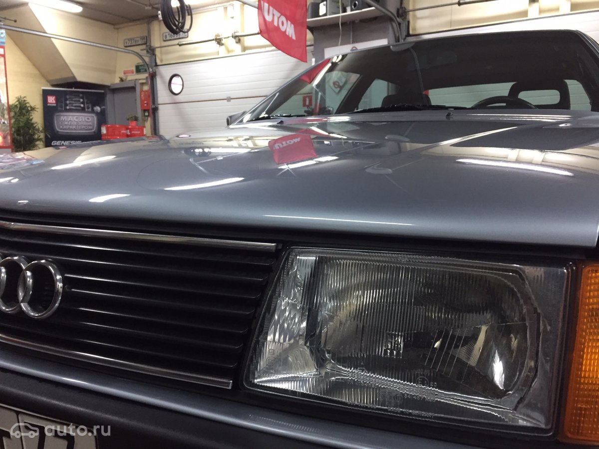 1986 Audi 100, III (C3), голубой, 380000 рублей - вид 8