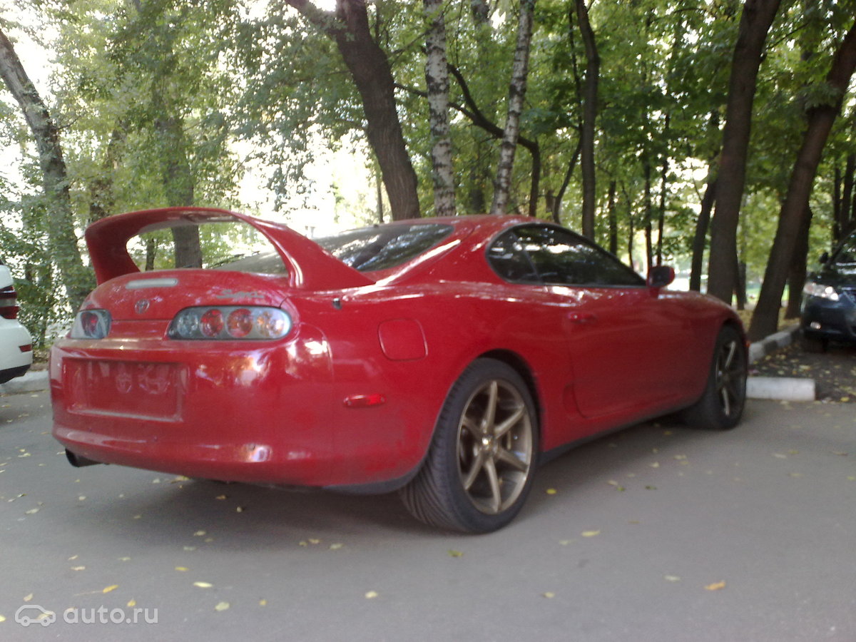 1993 Toyota Supra, IV (A80), красный, 1900000 рублей