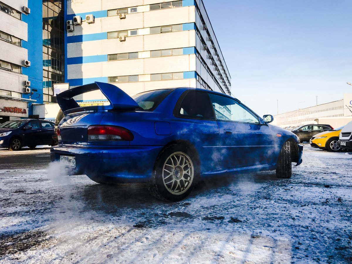 1998 Subaru Impreza WRX, I, синий, 3200000 рублей - вид 3