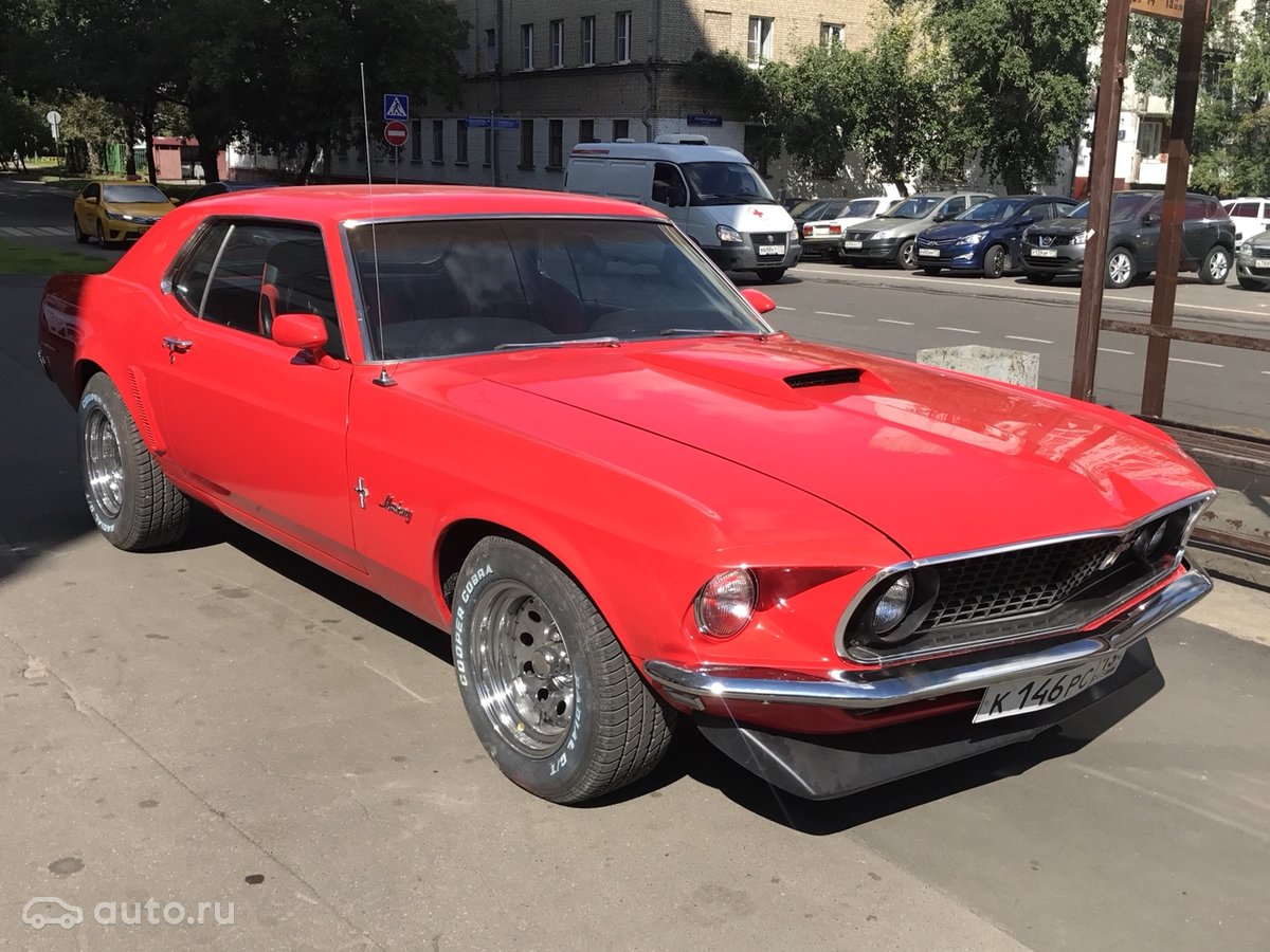 1969 Ford Mustang, I, красный, 5000000 рублей - вид 3