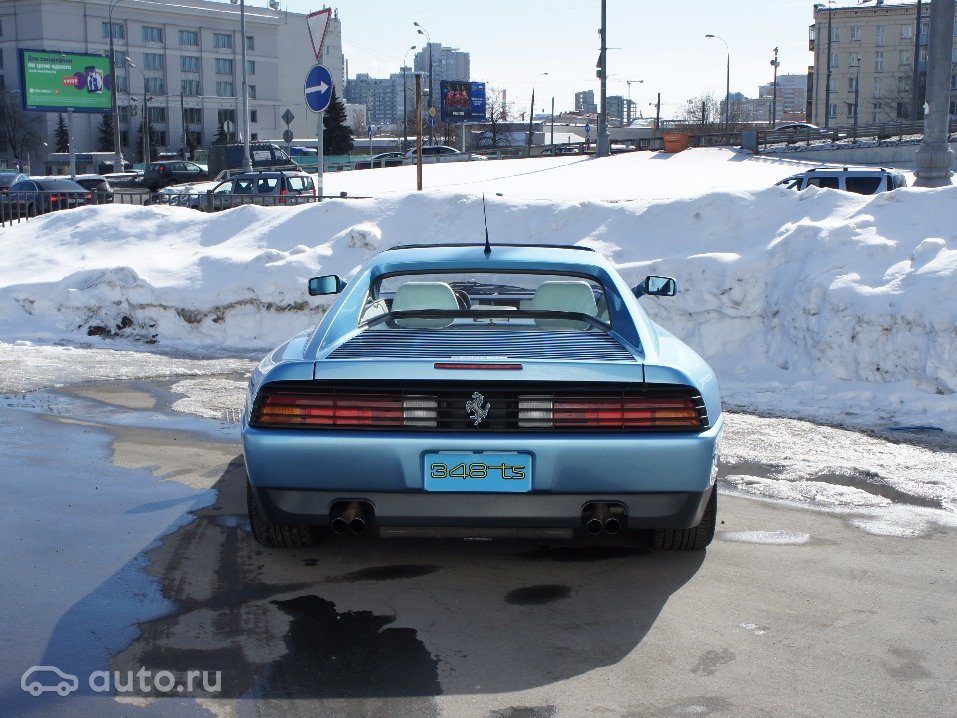 1991 Ferrari 348, голубой, 4900000 рублей - вид 4