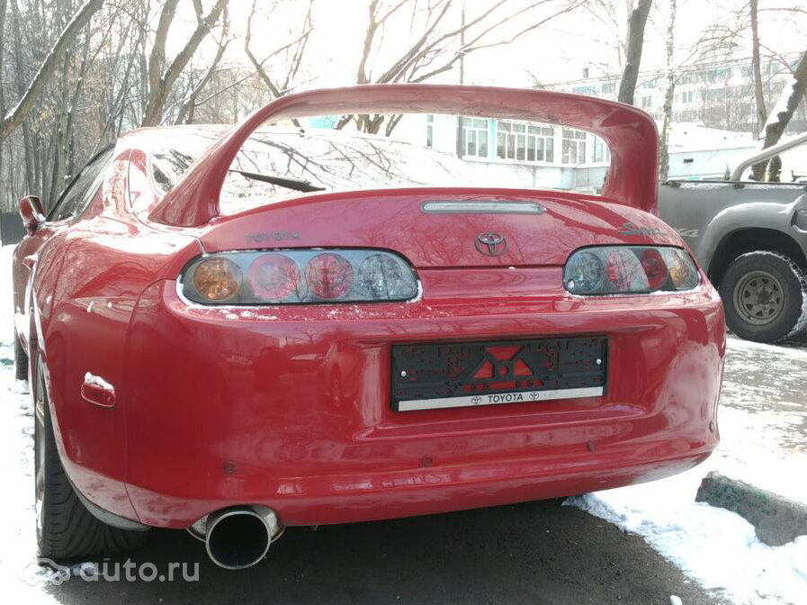 1993 Toyota Supra, IV (A80), красный, 1900000 рублей - вид 3