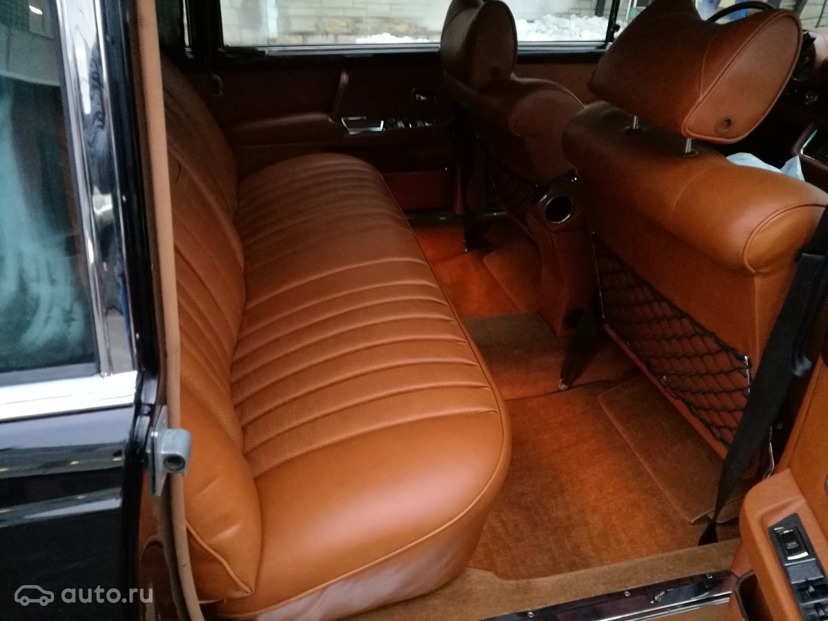 1970 Mercedes-Benz W100, чёрный, 9913386 рублей - вид 9