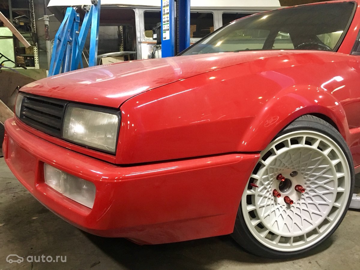 1988 Volkswagen Corrado, красный, 499000 рублей - вид 6