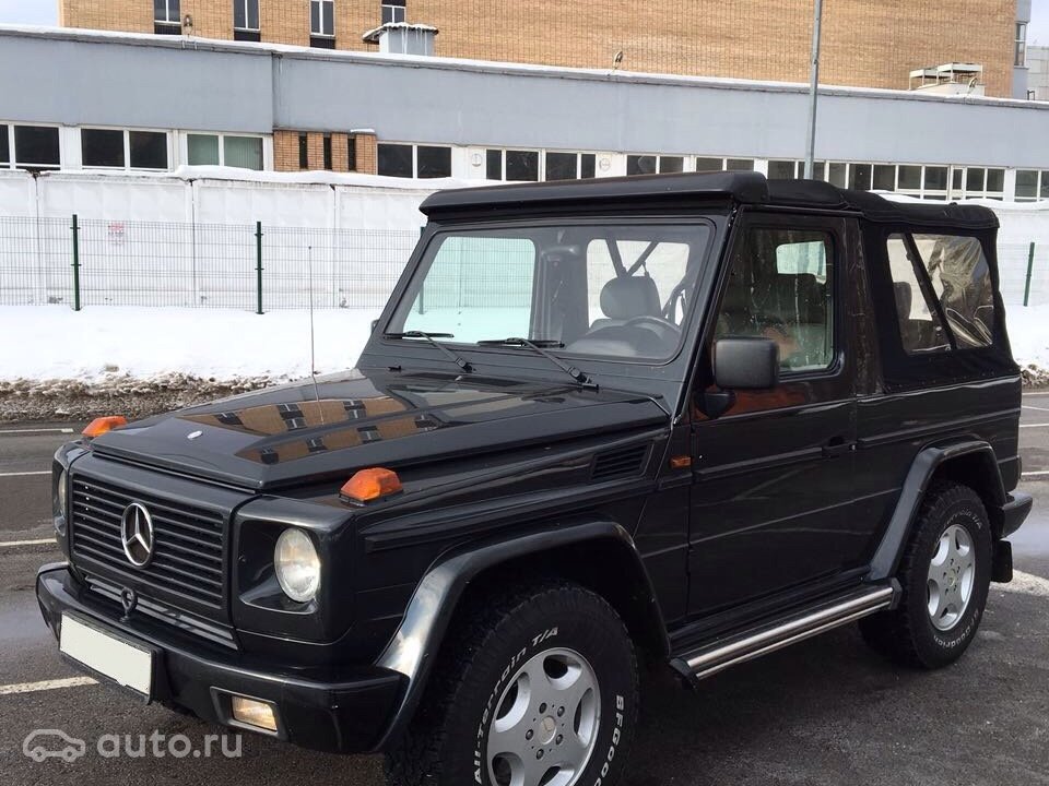 1996 Mercedes-Benz G-klasse, II (W463), чёрный, 3500000 рублей
