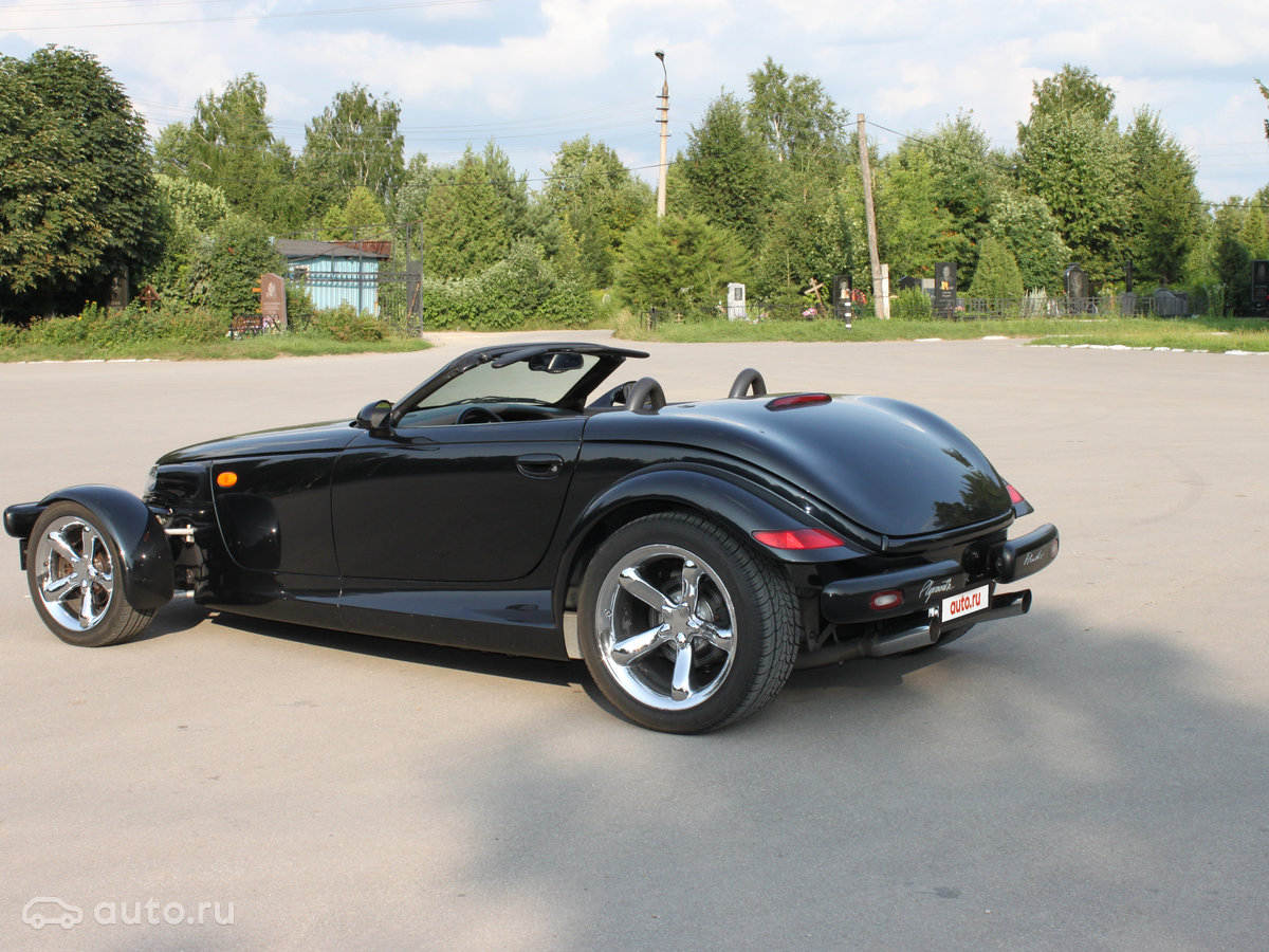 1999 Plymouth Prowler, чёрный, 2800000 рублей - вид 3