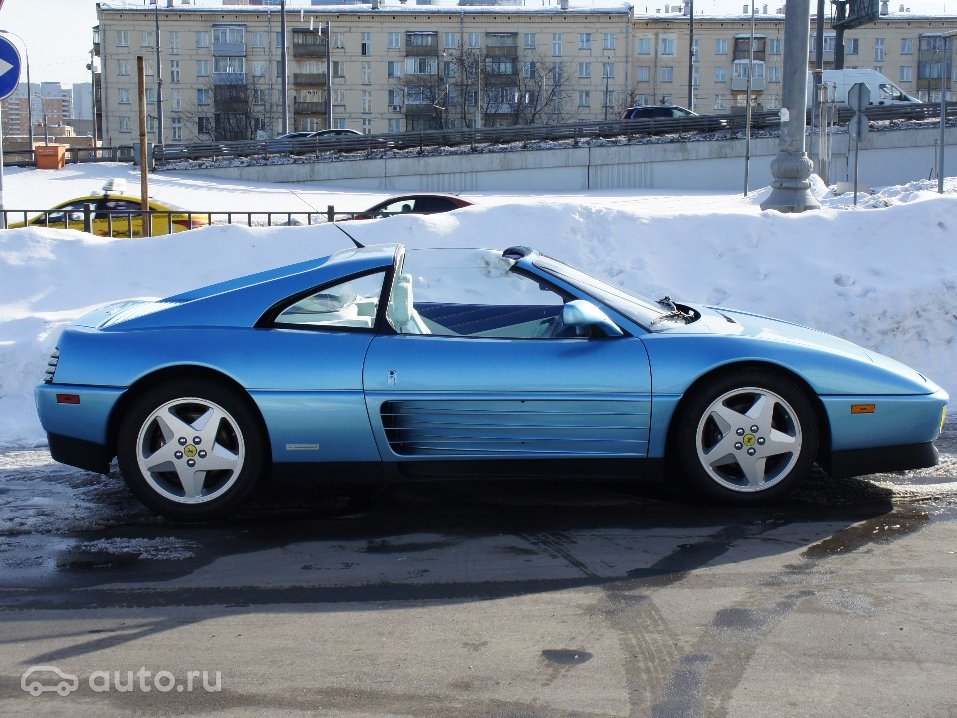 1991 Ferrari 348, голубой, 4900000 рублей - вид 1