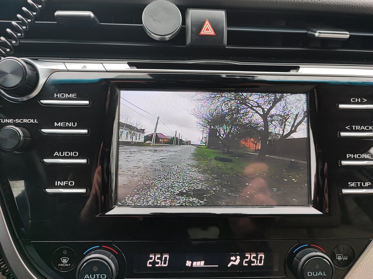 Установка камеры переднего вида Тойота Камри 70 Toyota Camry VIII (XV70 ...