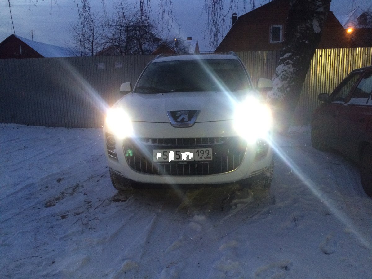 Peugeot 4007 - 2 от автора Чёрный лимузин в Бортжурнале