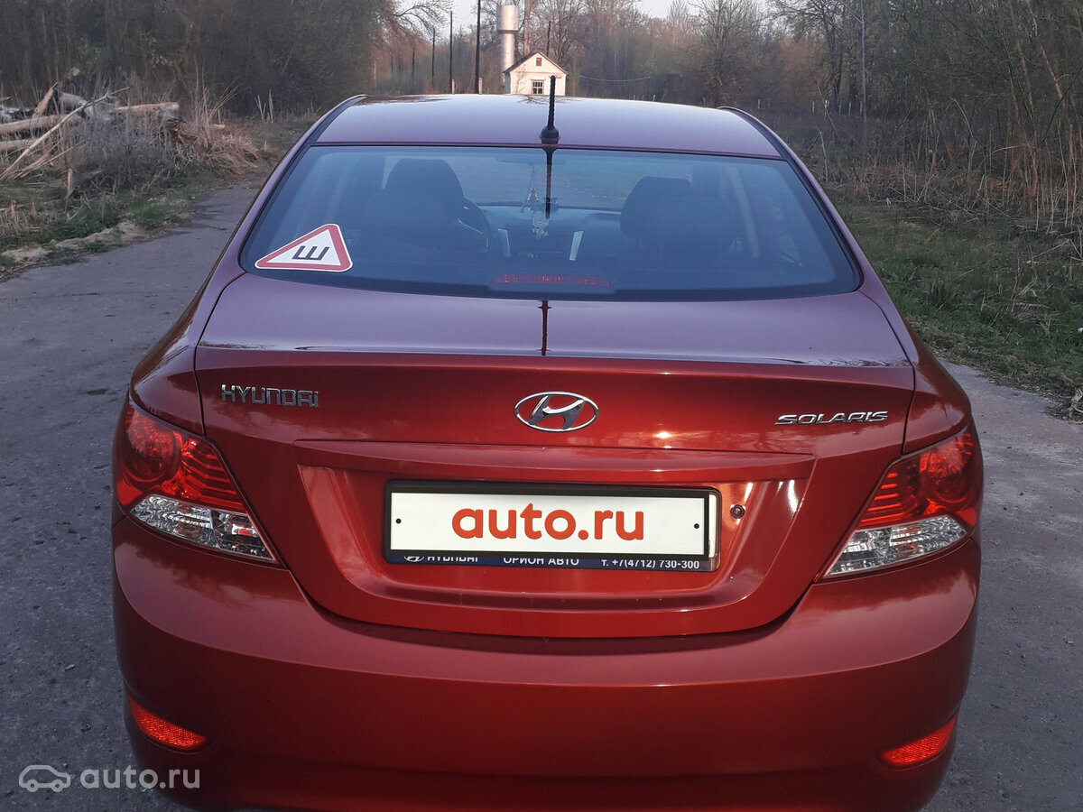 Hyundai Solaris - 9 от автора Оранжевый минивэн в Бортжурнале