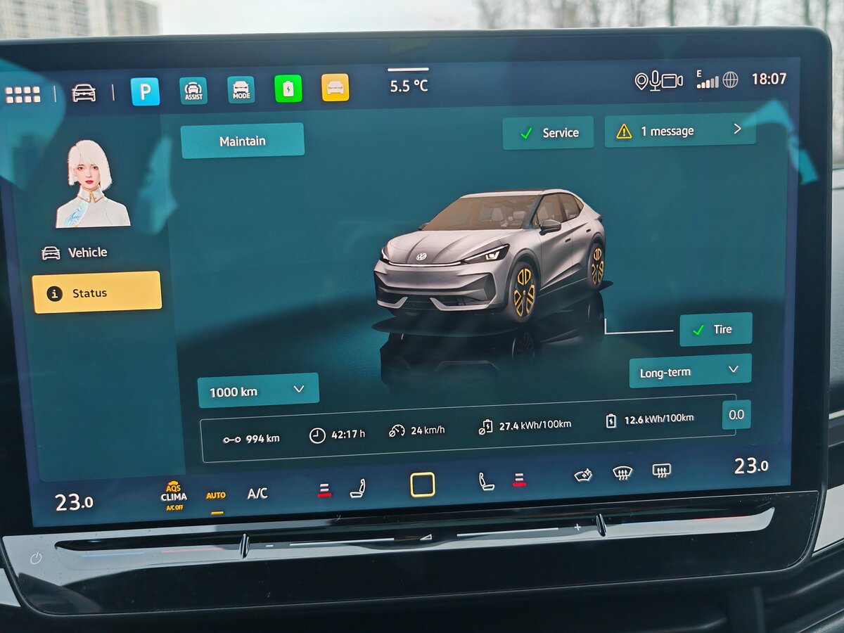 Volkswagen ID.Unyx - 1 от автора Вадим в Бортжурнале