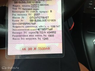Toyota Avensis - 25 от автора Влад Кутепов в Бортжурнале