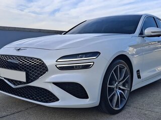 2021 Genesis G70 I Рестайлинг, белый, 2480000 рублей, вид 1