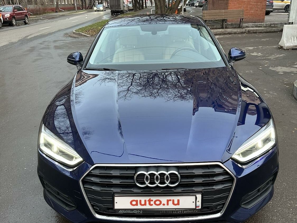Купить б/у Audi A5 II (F5) 2.0 AMT (190 л.с.) бензин робот в Москве ...