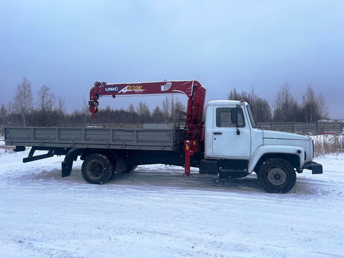 Газ 3309 манипулятор фото Купить б/у ГАЗ 3309 дизель механика в Санкт-Петербурге: белый бортовой с кму 201
