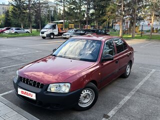 2005 Hyundai Accent ТагАЗ II, красный, 395000 рублей, вид 1