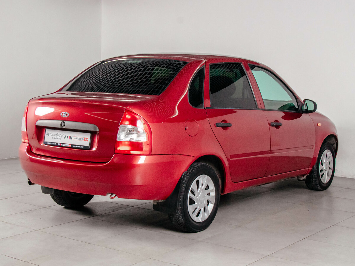 Лада Калина 2007 красная