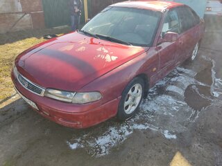 1993 Mazda 626 IV (GE), красный, 90000 рублей, вид 1