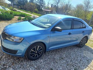 2017 Skoda Rapid I Рестайлинг, синий, 1400000 рублей, вид 1