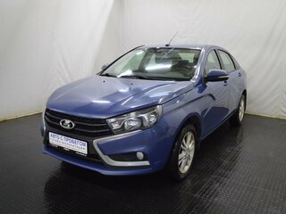 2016 Lada (ВАЗ) Vesta I, синий, 555300 рублей, вид 1