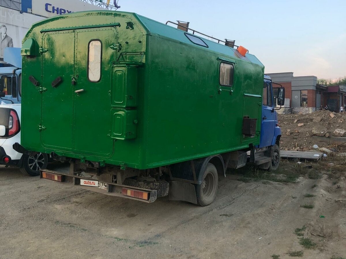 Купить б/у ЗИЛ 5301 "Бычок" дизель механика в Копейске: синий кунг 2004 ...