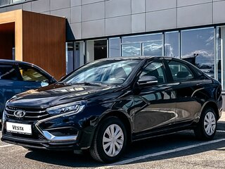 2025 Lada (ВАЗ) Vesta I Рестайлинг (NG), чёрный, 1914000 рублей, вид 1