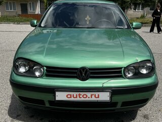 1999 Volkswagen Golf IV, зелёный, 300000 рублей, вид 1