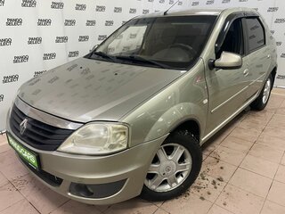 2013 Renault Logan I Рестайлинг, бежевый, 585000 рублей, вид 1