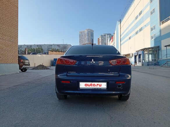 2008 Mitsubishi Lancer X, синий, 595000 рублей - вид 4