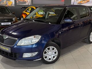 2012 Skoda Fabia II Рестайлинг, синий, 430000 рублей, вид 1