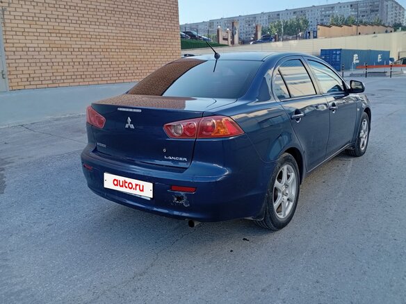 2008 Mitsubishi Lancer X, синий, 595000 рублей - вид 5