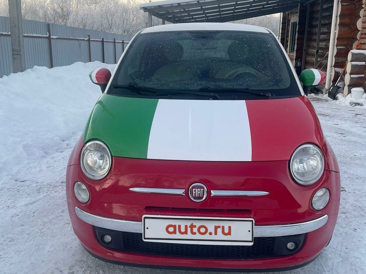 Купить б/у Fiat 500 II 1.2 AMT (69 л.с.) бензин робот в Санкт ...