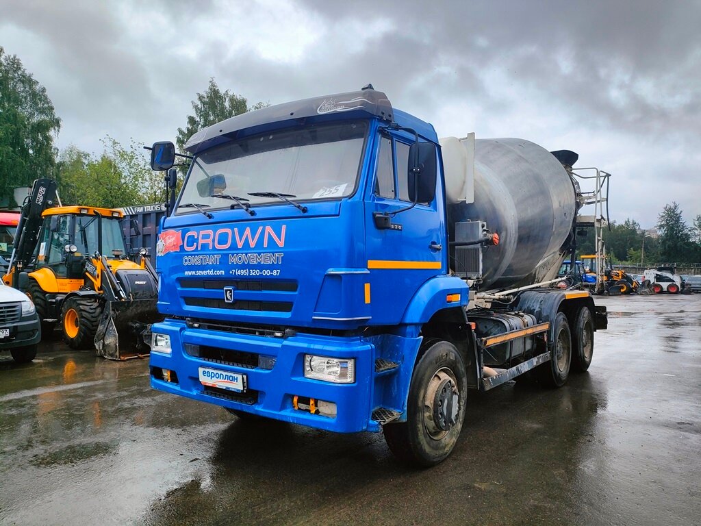 Купить б/у КамАЗ Автобетоносмеситель в Балашихе: синий ...