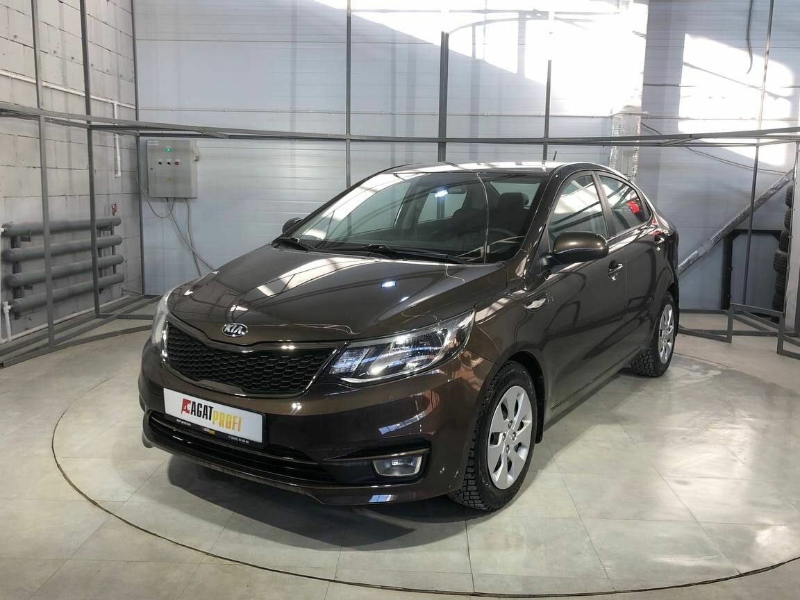 Купить б/у Kia Rio III Рестайлинг 1.6 AT (123 л.с.) бензин автомат в ...