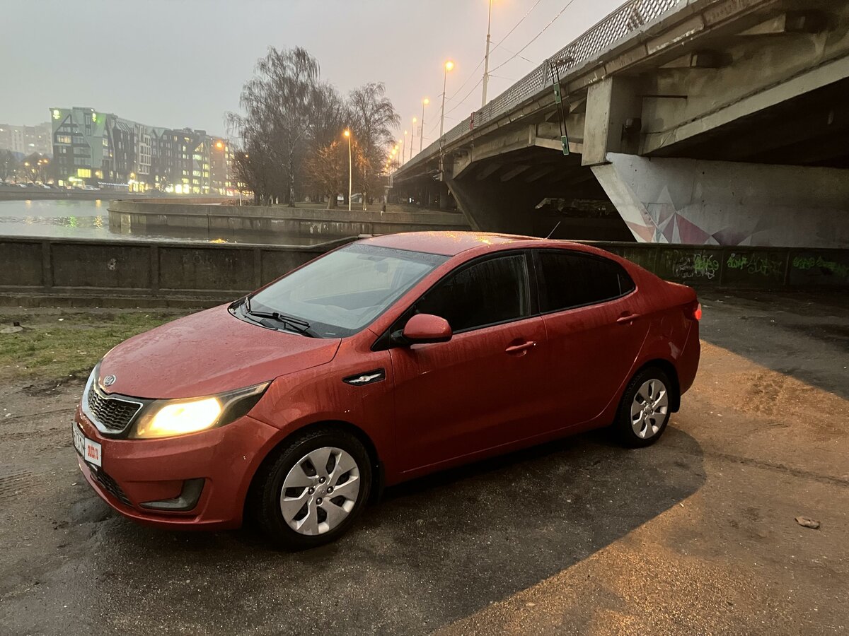 Купить б/у Kia Rio III 1.4 AT (107 л.с.) бензин автомат в Калининграде ...