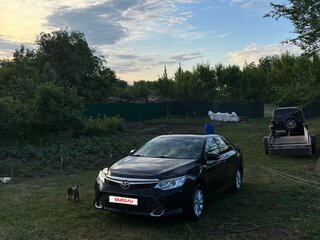 2016 Toyota Camry VII (XV50) Рестайлинг, чёрный, 2160000 рублей, вид 1
