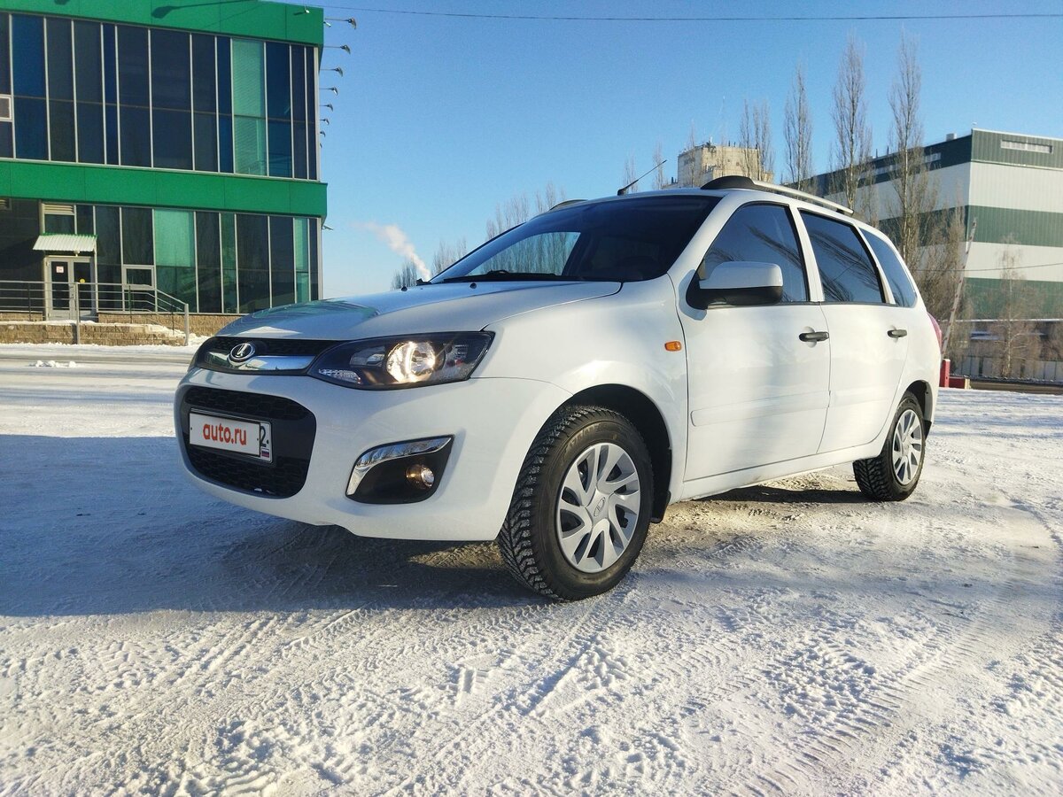 Лада Калина 2014 универсал белый
