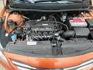 2015 Hyundai Solaris I Рестайлинг, оранжевый, 940000 рублей, вид 1