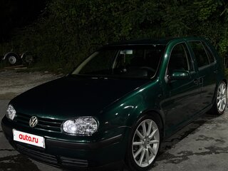 1999 Volkswagen Golf IV, зелёный, 390000 рублей, вид 1