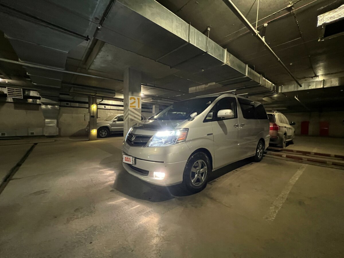 Купить б/у Toyota Alphard I Рестайлинг 2.4hyb CVT (130 л.с.) 4WD гибрид ...