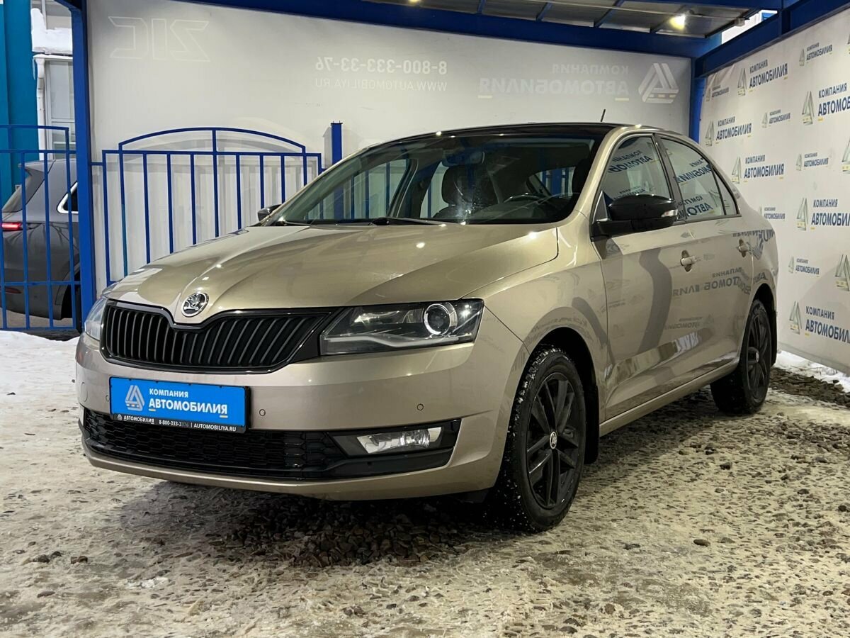 Купить б/у Skoda Rapid I Рестайлинг 1.4 AMT (125 л.с.) бензин робот в ...