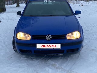 1999 Volkswagen Golf IV, синий, 299999 рублей, вид 1