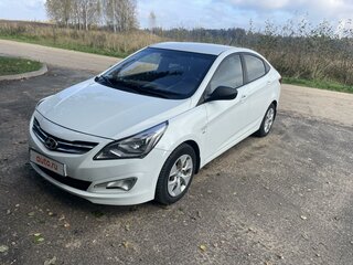 2016 Hyundai Solaris I Рестайлинг, белый, 1150000 рублей, вид 1