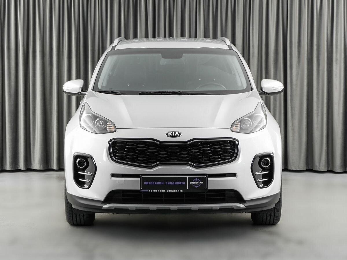 Купить б/у Kia Sportage IV 2.0 AT (150 л.с.) бензин автомат в Краснодаре: белый 
