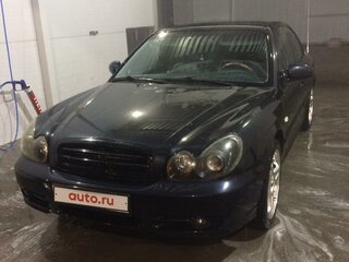 2008 Hyundai Sonata ТагАЗ IV (EF) Рестайлинг, чёрный, 500000 рублей, вид 1