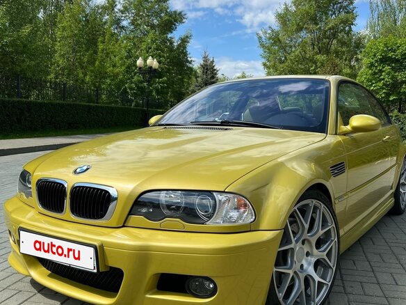 2002 BMW M3 III (E46), жёлтый, 4950000 рублей