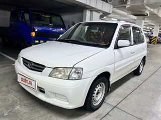 2001 Mazda Demio I (DW), белый, 295000 рублей, вид 1