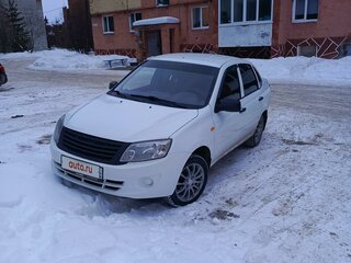 2014 Lada (ВАЗ) Granta I, белый, 500000 рублей, вид 1