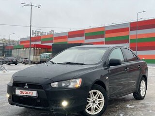 2010 Mitsubishi Lancer X, чёрный, 649500 рублей, вид 1